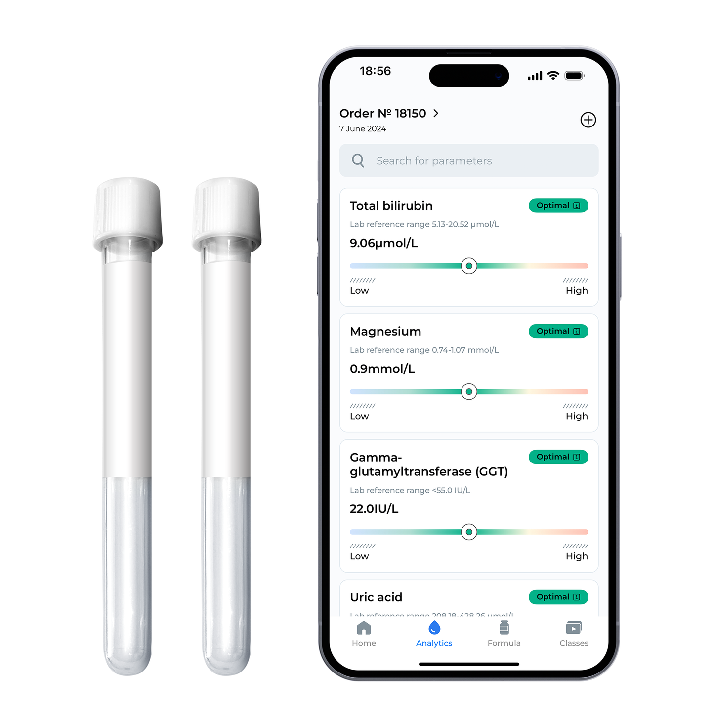 Bioniq PRO Blood Test Upload